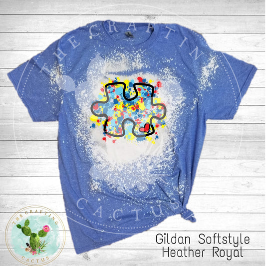 Splatter Puzzle Autism Tshirt