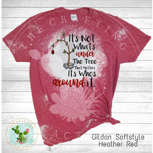 Charlie Brown Christmas Bleached Sublimation T shirt